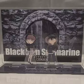 Детектив Конан: Подставка для диорамы из акрила Black Iron Eo-young Conan, Haibara