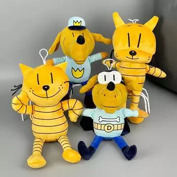 Детективная собака Приключенческая серия Собака Человек Кот Мягкие игрушки Аниме Периферийные куклы 1