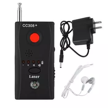 Детектор радиочастотных сигналов 1 МГц6500 МГц. 4 режима обнаружения. Регулируемая чувствительность. Беспроводной детектор ошибок.