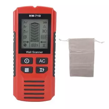 Детектор шпилек Сканер стен Портативный Точный 7 в 1 Электронный Детектор дерева, металла, кабелей с ЖК-дисплеем