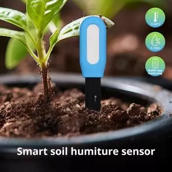 Детектор температуры и влажности почвы Интеллектуальный мониторинг в режиме реального времени Внутренний и наружный монитор Измеритель влажности растений B