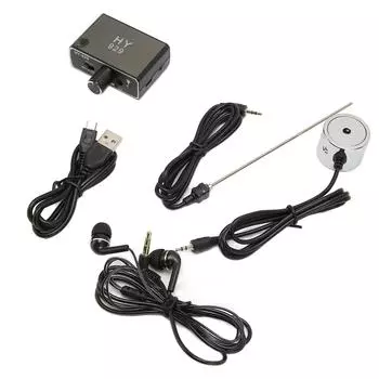 Детектор утечки воды Профессиональный высокопрочный двойной зонд для обнаружения водопровода