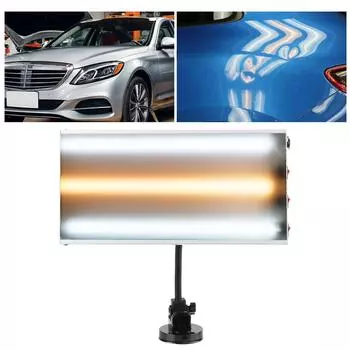 Детектор вмятин Super PDR Инструменты для удаления вмятин на кузове автомобиля Отражатель вмятин Светодиодная лампа PDR Линейный свет Инструменты для ремонта вмятин Аксессуары для автомобиля Whtie Yellow