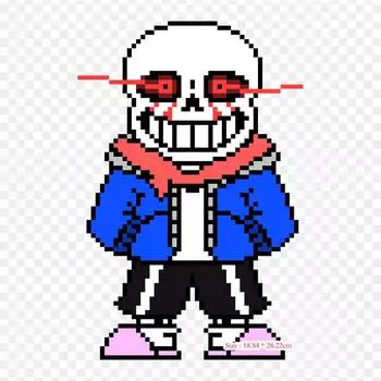 Determination Sans Undertale Pixel Art железные нашивки для DIY теплопередача одежда футболка термонаклейки декоративная печать