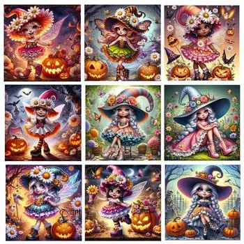 Дети 5D Diy Алмазная картина Милый ребенок DIY Алмазная вышивка крестиком для начинающих Ручная работа Декор для дома Подарки для девочек Full Round 20x20CM