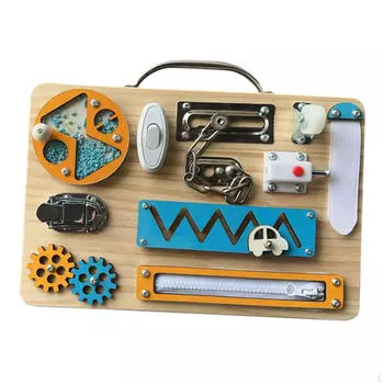 Дети ДЕРЕВО -BUSY -BOORD -ACTITITY , SENSORISIC THOUTS, PROCESSEN, для игрушек для путешествий Style A