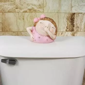 Дети держат нос статуэтка для ванной комнаты мальчики девочки зажимают нос статуэтка из смолы скульптура домашний офис книжная полка настольное украшение орнамент Boy