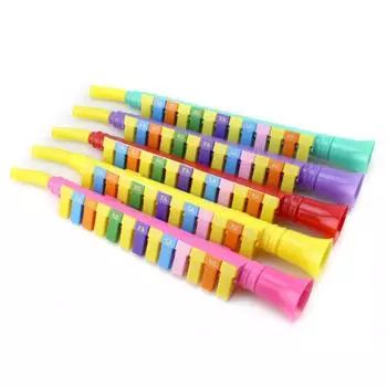 Дети Дети 13 клавиш Красочные мелодика Пластиковый кларнет Музыкальные инструменты Игрушка