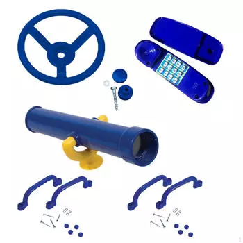 Дети Дети Игрушка Руль Ролевые Аксессуары Телефон Аксессуар Игровой Набор синий