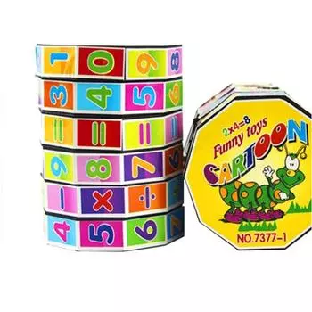 Дети Дети Математика Числа Магический Кубик Обучающая Игрушка Головоломка Игра Подарок 7*5.5cm