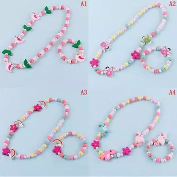 Дети Дети Мультфильм Бусы Ожерелье Ювелирные Изделия Подарок Для Девочек A3
