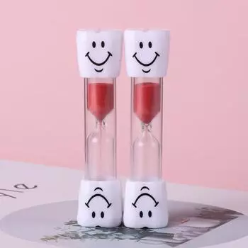 Дети Дети Зубная щетка Таймер 3 минуты 2 минуты Улыбка Песочные часы Чистка зубов Песочные часы Подарочные Песочные часы золотой