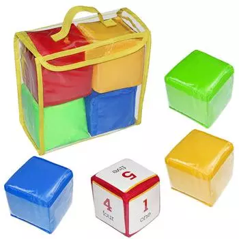 Дети DIY Образование Игральные кости Красочные Карманные Фото Карманные Пенопластовые Блоки Развивающие Игрушки