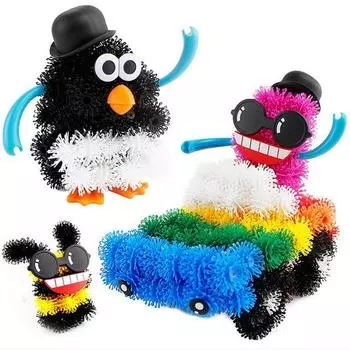 Дети для девочек и мальчиков DIY слоеный шарик, сжимаемый креативные шарики с шипами, кластеры, обучающие игрушки-головоломки ручной работы