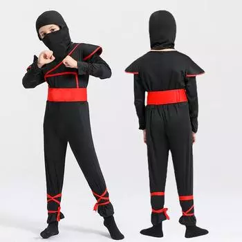 Дети Дракон Стелс Ниндзя Японский Аниме Косплей Костюм Мститель Боевые Искусства Воин День Рождения Мальчики Хэллоуин Рождество Карнавальные Костюмы s
