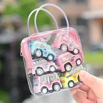 Дети имитируют образовательный трейлер, игрушечный грузовик, детский гоночный автомобиль, набор из 6 предметов