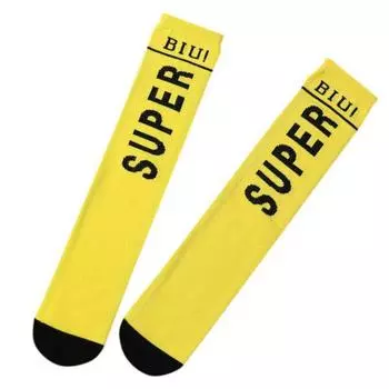 Дети Колено Высокие носки для девочек Мальчики Модное письмо Хлопок Спортивная школа Носки