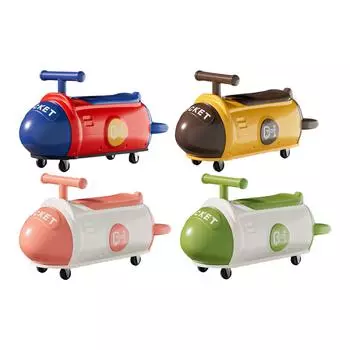 Дети крутят машинку бесшумная мальчик девочка развивает моторику универсальные уличные каталки для детей игрушечный детский самокат красный