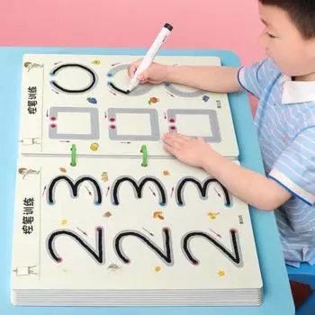 Дети Маленький Любопытный Ум Граффити Умная Рабочая Тетрадь Многоразовые Рукописные Рабочие Тетради Для Возрастов Number