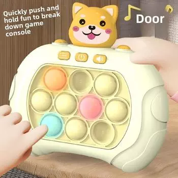 Дети нажимают на уровень в соответствии со скоростью музыки, игровой автомат декомпрессия, память, мышление, развивающие игрушки, ударь крота