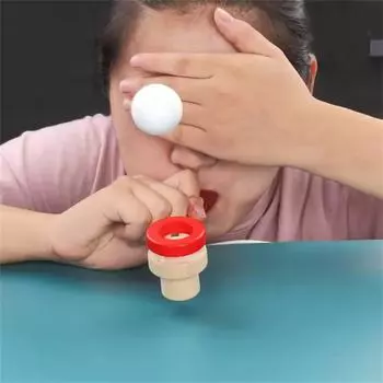 Дети Плавающая трубка для выдувания мяча Игра для снятия стресса Балансировка Выдувание Игрушки Обучающие игры для родителей и детей Игрушка для тренировки потенциала one size красный