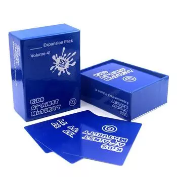 Дети против зрелости + Дополнение, том 4. Веселая семейная игра, в которой быть худшим — значит лучшим.