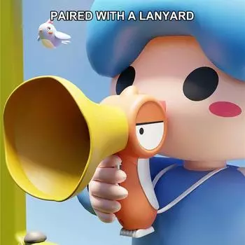 Дети Птицы Голос Изменитель Игрушка Малыши Мальчики Девочки Интерактивный Мультфильм Птицы Голос Изменяющий оранжевый