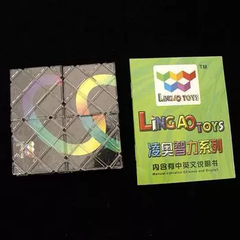 # Дети Twisty Cubo Головоломки 8 панелей 3 кольца Складной пазл Снятие стресса T