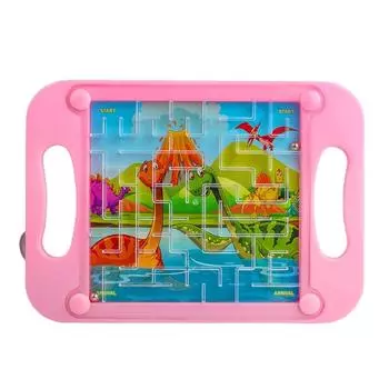 Дети учатся балансировать мяч ладонь лабиринт игра игрушка детская головоломка тренировка внимания интеллект