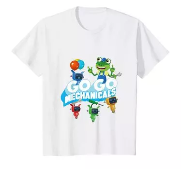 Дети, вперед, вперед, механика! Футболка синий