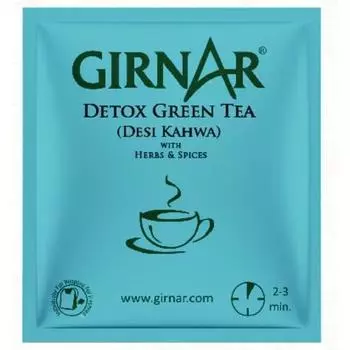 Детокс-пакет с зеленым чаем Girnar Desi Kahwa