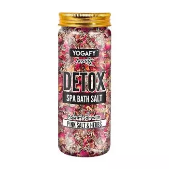 Детокс-соль для ванны и спа (250 г), Detox Spa Bath Salt, YOGAFY