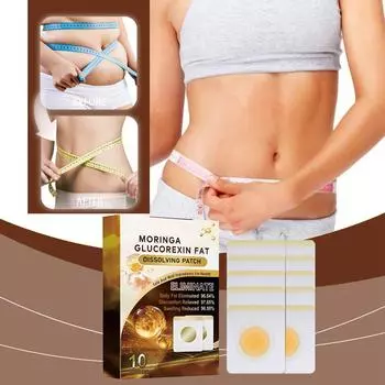 Detoxifying Health Patch, Slimming Patch, Potbelly Slimming Patch, Promoting Circulation, Detoxifying And Slimming, Navel Patch, Healthy Slimming. One Size белый