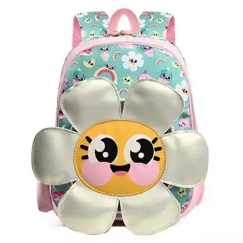 Детсадовский рюкзак с мультяшным динозавром, детский рюкзак для мальчиков и девочек розовый