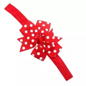 Детская эластичная повязка для волос с бантом для принцессы для маленьких девочек