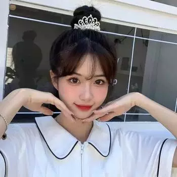 Детская эластичная резинка для волос из искусственного жемчуга, декор в виде короны, веревка для волос, Неповреждающее кольцо для волос, аксессуары для волос принцессы для девочек, детский головной убор