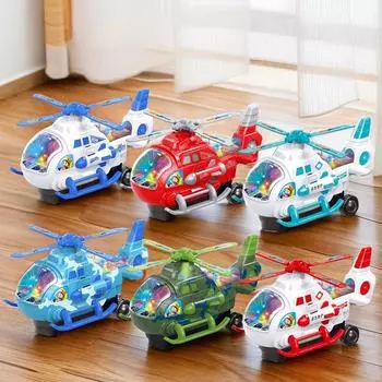 Детская электрическая игрушка игрушка-самолет универсальный вертолет легкая музыкальная игрушка в подарок