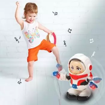 Детская электрическая игрушка олень со светодиодной подсветкой, музыкой, пением, танцами, мультяшная игрушка лось