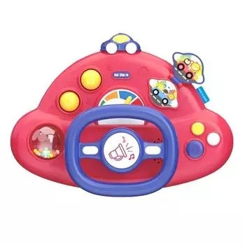 Детская электрическая имитация рулевого колеса, игрушки, подарки, свет, звук, музыкальная коляска, имитация вождения автомобиля, вокальная игрушка для детей