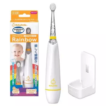 Детская электрическая зубная щетка Baby Smile Rainbow S-206OR оранжевый