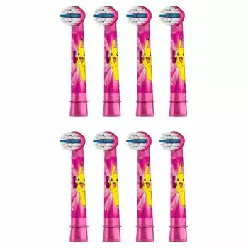Детская электрическая зубная щетка Braun Oral B Sumizumi Clean Kids Soft сменная щетка розового цвета 8 шт. [оригинальный продукт] EB10-8 кг