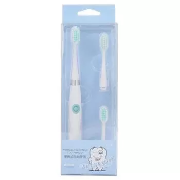Детская электрическая зубная щетка Электрическая чистящая зубная щетка Портативные зубные щетки для детейБелый белый