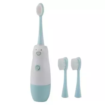 Детская электрическая зубная щетка с мягкими щетинками, водонепроницаемая, износостойкая зубная щетка для детей от 2 до 12 лет