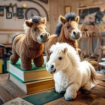 Детская электронная плюшевая игрушка пони, ходячая интерактивная лошадка, мягкая игрушка для малышей, мальчиков и девочек, образовательная игрушка-симулятор в виде животного белый