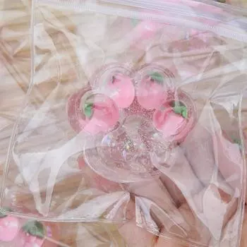 Детская антистрессовая мягкая Tpr медленно отскакивающая блестка мальтоза щипковая игрушка снятие стресса эластичная клубника кошачий коготь декомпрессионные игрушки