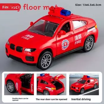Детская аварийная пожарная машина, специальный полицейский автомобиль, игрушка для игры малышей
