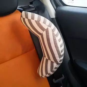 Детская автомобильная подушка, Стайлинг, подушка для шеи, подголовник, детские автомобильные ремни безопасности, подушка, детский плечевой ремень безопасности, повязка на голову, поддержка кофейный