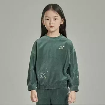 Детская бархатная толстовка Hedges Kids Hsw11tm58m Gn Green/110