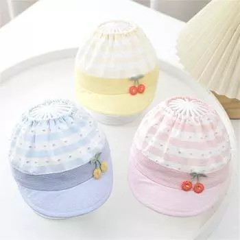 Детская бейсболка с защитой от ультрафиолета, мягкая хлопковая шляпа с утиным языком, модная детская шляпа от солнца, летняя шляпа