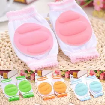 Детская безопасность, подушка для ползания на локтях, наколенники для младенцев, малышей, протекторы оранжевый